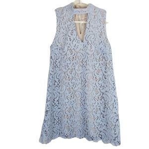 NWT Blu Pepper Blue Lace Dress Size M